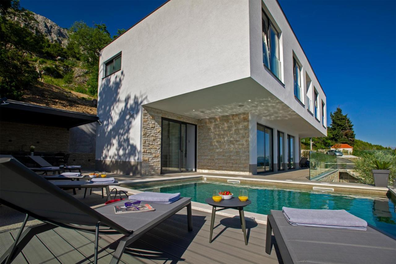 Villa Dispet With Heated Pool, Jacuzzi, Sauna And Cinema Čelina Kültér fotó